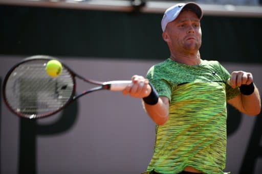 Jurgen Zopp stunned 14th seed Jack Sock to reach round two for the second time