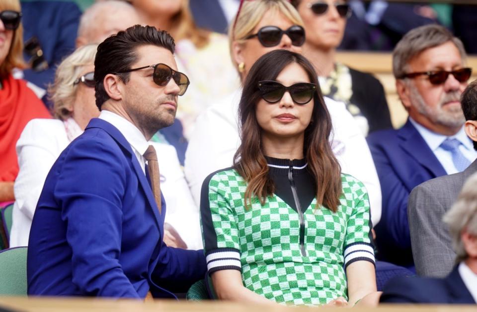 Dominic Cooper and Gemma Chan were pictured in the royal box for the occasion (Adam Davy/PA) (PA Wire)