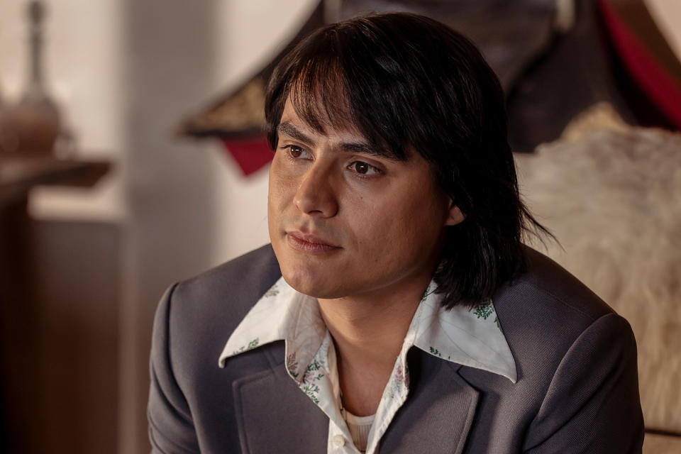 Kiowa Gordon as Jim Chee in 'Dark Winds.'