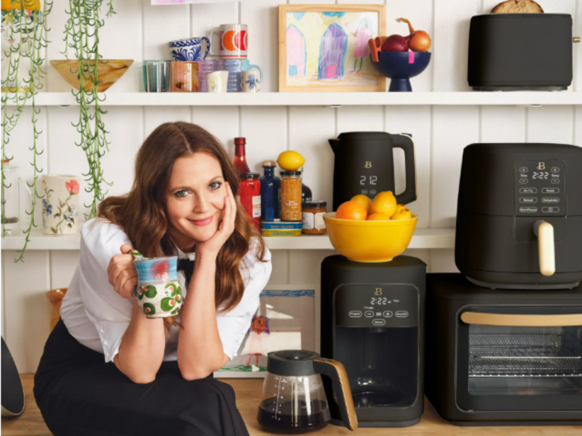 People are raving about Drew Barrymore's chic coffee maker, and