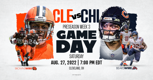 Preseason Week 3 – Chicago at Cleveland – Post Game Review - The Irish Bears  Network