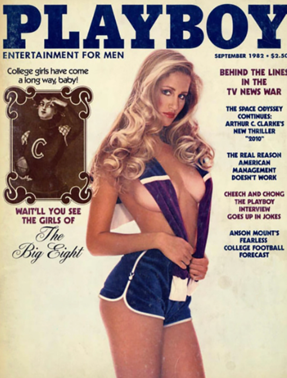 The late model on the cover of Playboy magazine (Playboy)