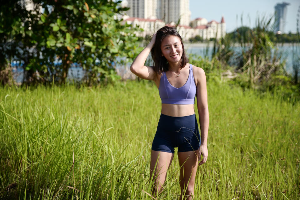 Wei Yu made the career switch from a Singapore Airlines cabin crew to a personal trainer. 