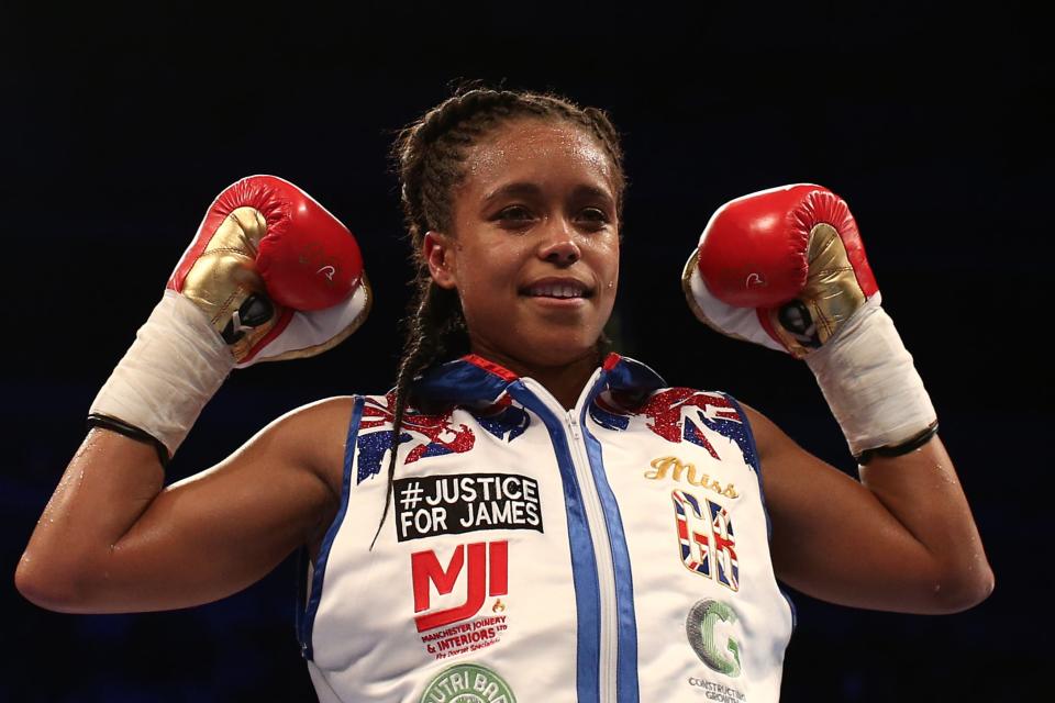 Natasha Jonas lost to Katie Taylor at the 2012 Olympic Games in LondonGetty Images