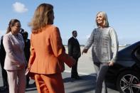 <p>Ivanka Trump reçue par Lalla Meryem du Maroc à Rabat, le 6 novembre 2019.</p>