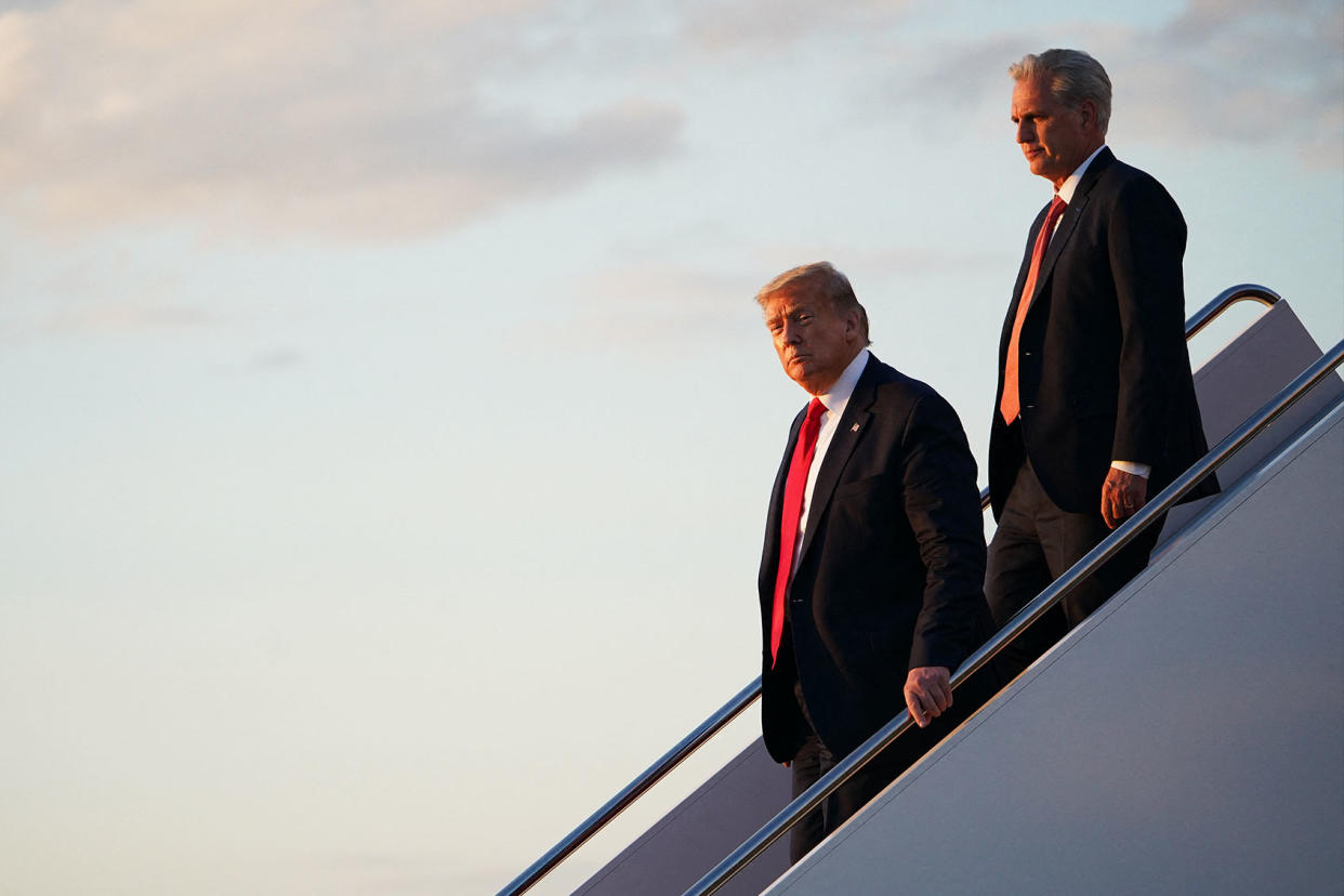 Donald Trump; Kevin McCarthy MANDEL NGAN/AFP via Getty Images