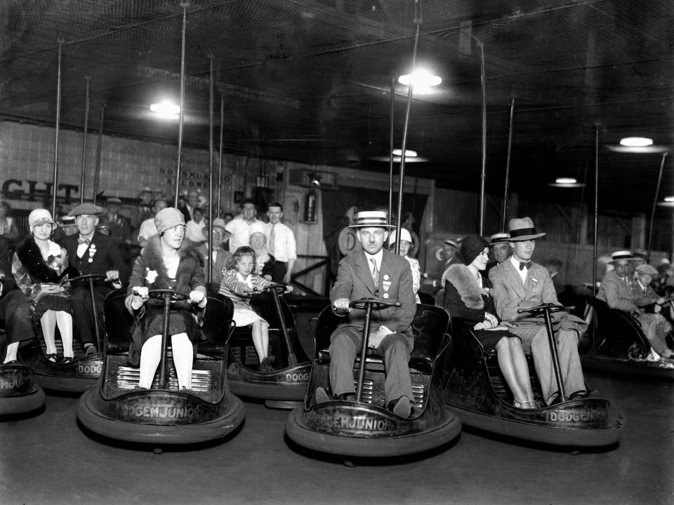 dodgem bumper cars 1920