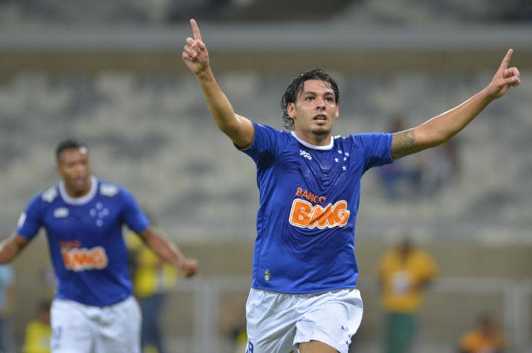 Before joining the Chinese Super League, Brazilian Ricardo Goulart played for Peruvian club Real Garcilaso, as picture here in April last year