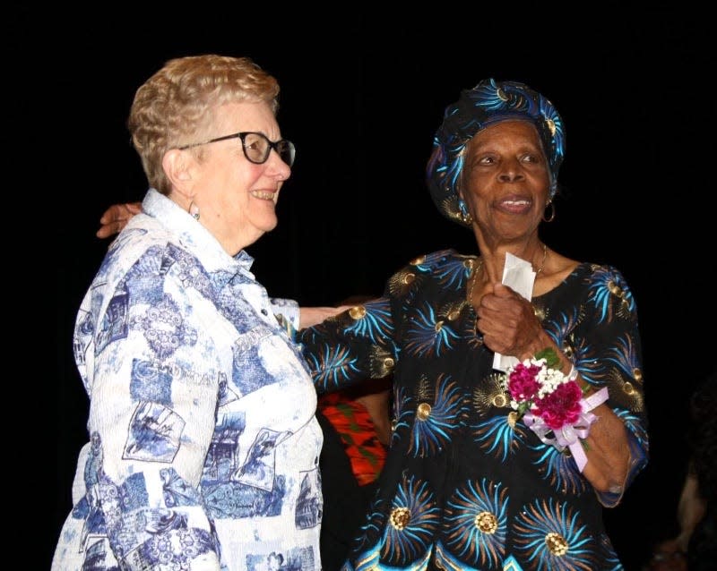 Jackie Casper Agostini, left, became friends with Louise Calloway after learning more about the Underground Railroad. Calloway, who died in February 2023, founded a museum in New Jersey after retiring from a career in education and social work.