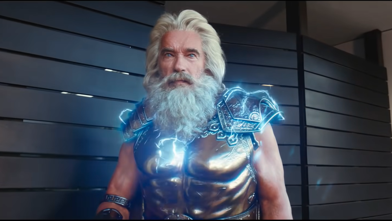 Arnold Schwarzenegger as Zeus