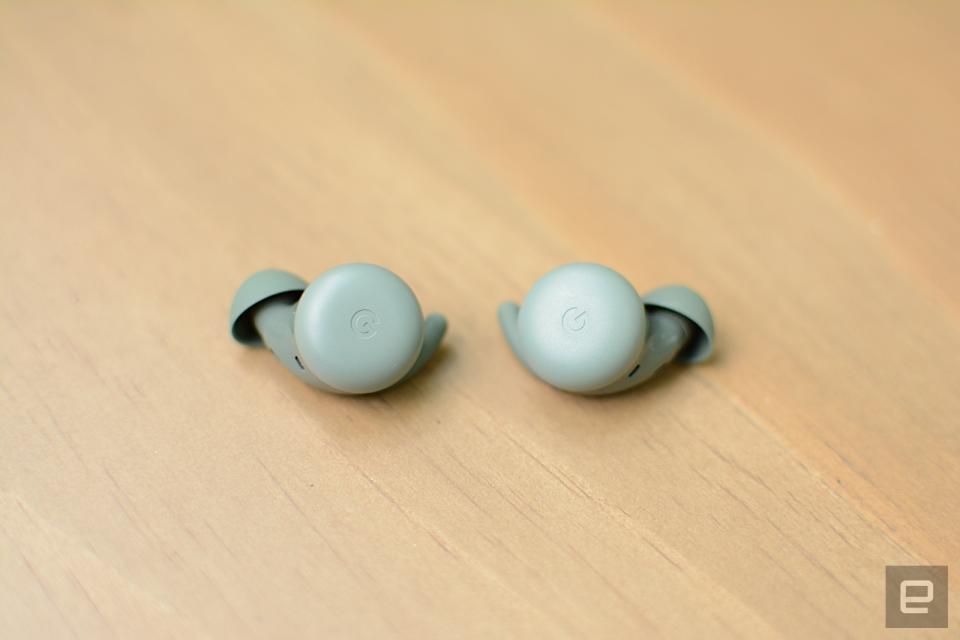 <p>Google’s latest true wireless earbuds are a $99 version of the Pixel Buds it debuted in 2020. Surprisingly, the company kept nearly all of the features that made those buds such a good option for users who prefer Google Assistant. The company did nix the on-board volume controls and Adaptive Sound is still no replacement for ANC, but there’s a lot to like here for the price.</p>
