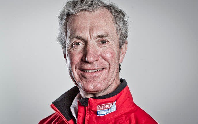 Simon Speirs, a crew member on the Clipper Round the World Race yacht