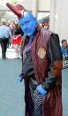 <p>Cosplayer dressed as Yondu from <i>Guardians of the Galaxy</i> at Comic-Con International on July 21, 2018, in San Diego. (Photo: Angela Kim/Yahoo Entertainment) </p>