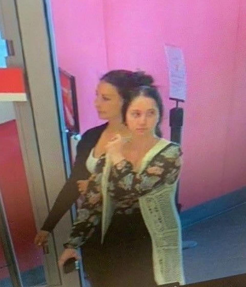 The Paso Robles Police Department is searching for two women who were caught on camera stealing more than $5,700 worth of cosmetics from Target in Paso Robles on April 24, 2024. Paso Robles Police Department