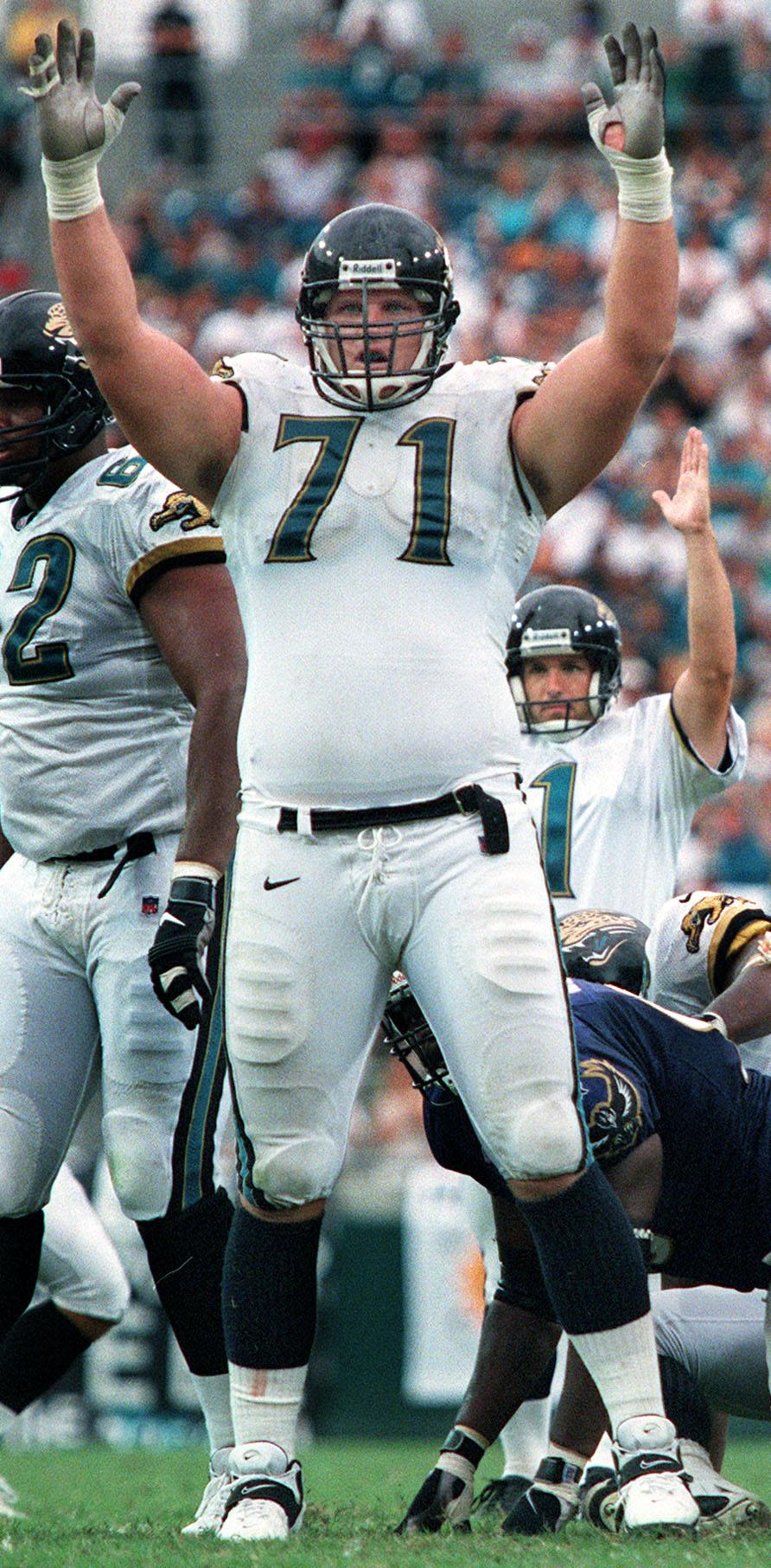Jaguars Tony Boselli during a game in September 1998.