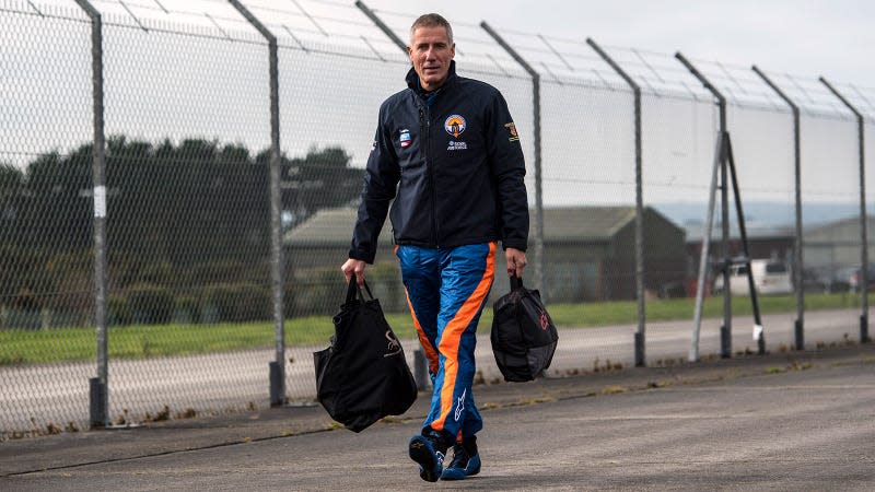 A photo of former Bloodhound driver Andy Green. 