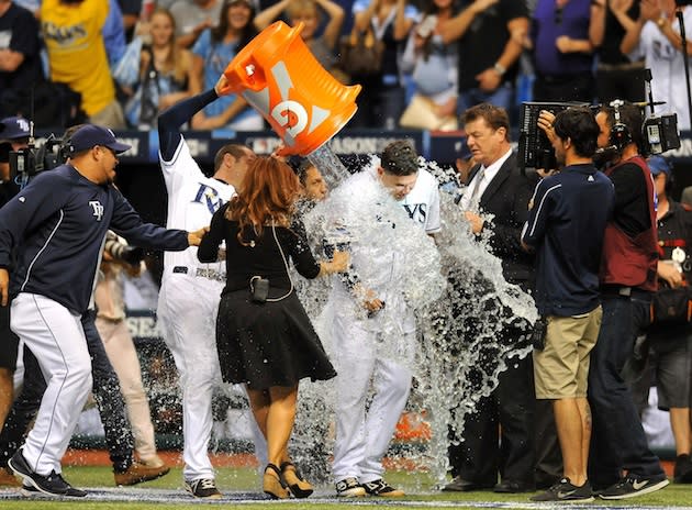 Jose Lobaton's walkoff homer off Koji Uehara first ever Rays