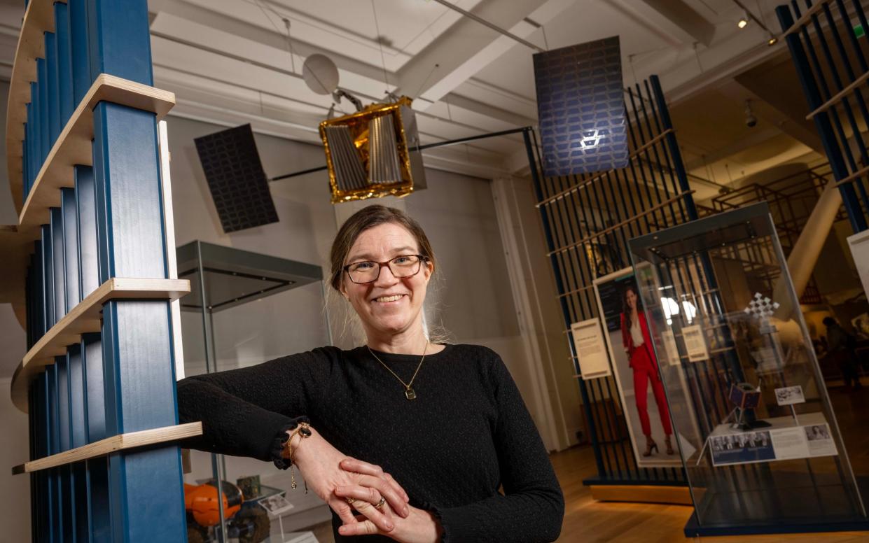 Emma Cuddy, chief engineer for space at the CAA, in the Science Museum