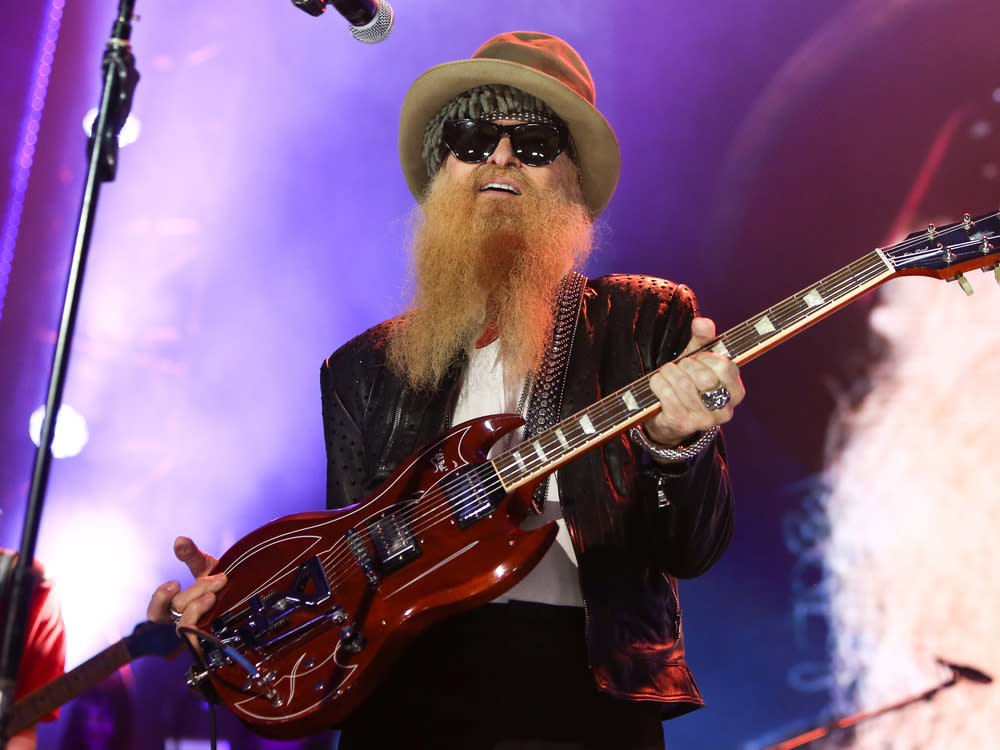 Musiker Billy Gibbons bei einem Auftritt Ende 2017 in New York City (Bild: Debby Wong/Shutterstock)