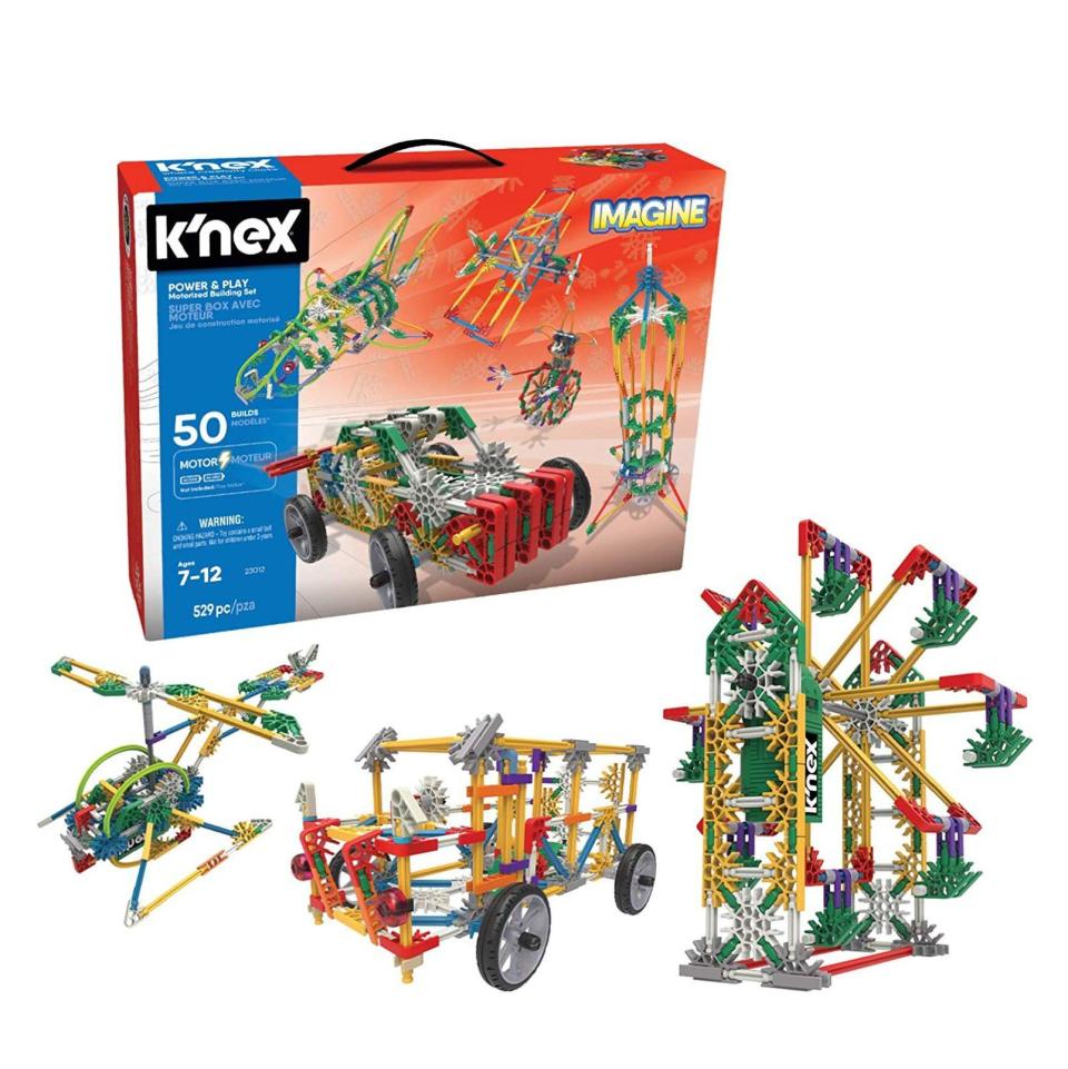 <p><strong>K'NEX Imagine</strong></p><p>walmart.com</p><p><strong>$49.97</strong></p><p><a href="https://go.redirectingat.com?id=74968X1596630&url=https%3A%2F%2Fwww.walmart.com%2Fip%2F910566609&sref=https%3A%2F%2Fwww.goodhousekeeping.com%2Fchildrens-products%2Ftoy-reviews%2Fg4695%2Fbest-kids-toys%2F" rel="nofollow noopener" target="_blank" data-ylk="slk:Shop Now;elm:context_link;itc:0;sec:content-canvas" class="link ">Shop Now</a></p><p><strong>With more than 529 parts</strong>, she can piece together the different sizes of connectors, rods and wheels for a world of 3D creations. <br></p>