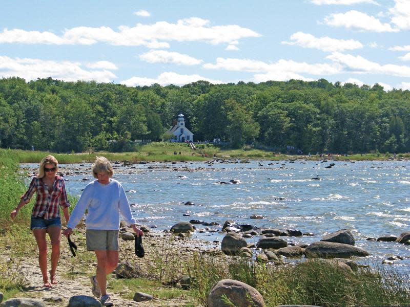 Der Leuchtturm an der Nordspitze der Old Mission Peninsula wurde 1870 erbaut. Foto: Traverse City Tourism