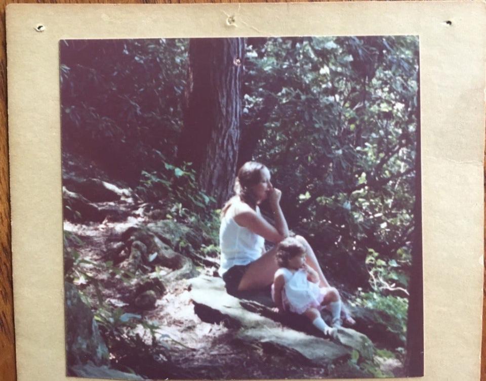 Heather Houser and Bette Houser in the Pocono Mountains in Pennsylvania, circa 1980.