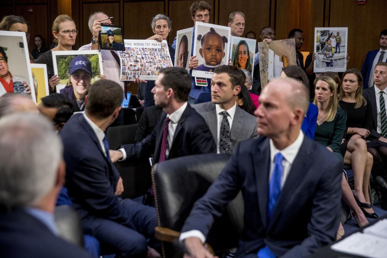 Boeing CEO senate hearing survivors