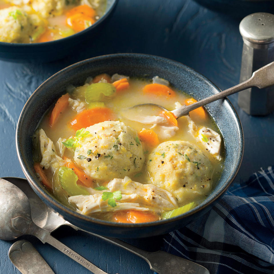 Chicken and Herbed Cornmeal Dumplings