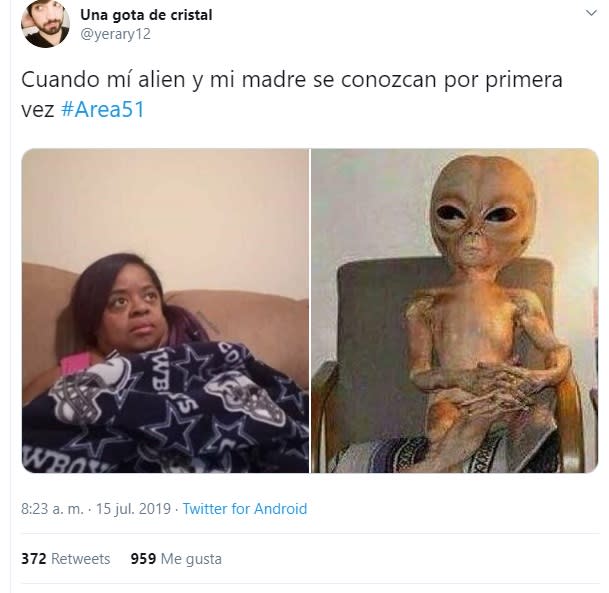 Los memes más graciosos y divertidos del asalto al Área 51