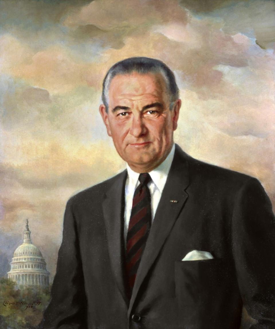 Lyndon B. Johnson Presidential Portrait