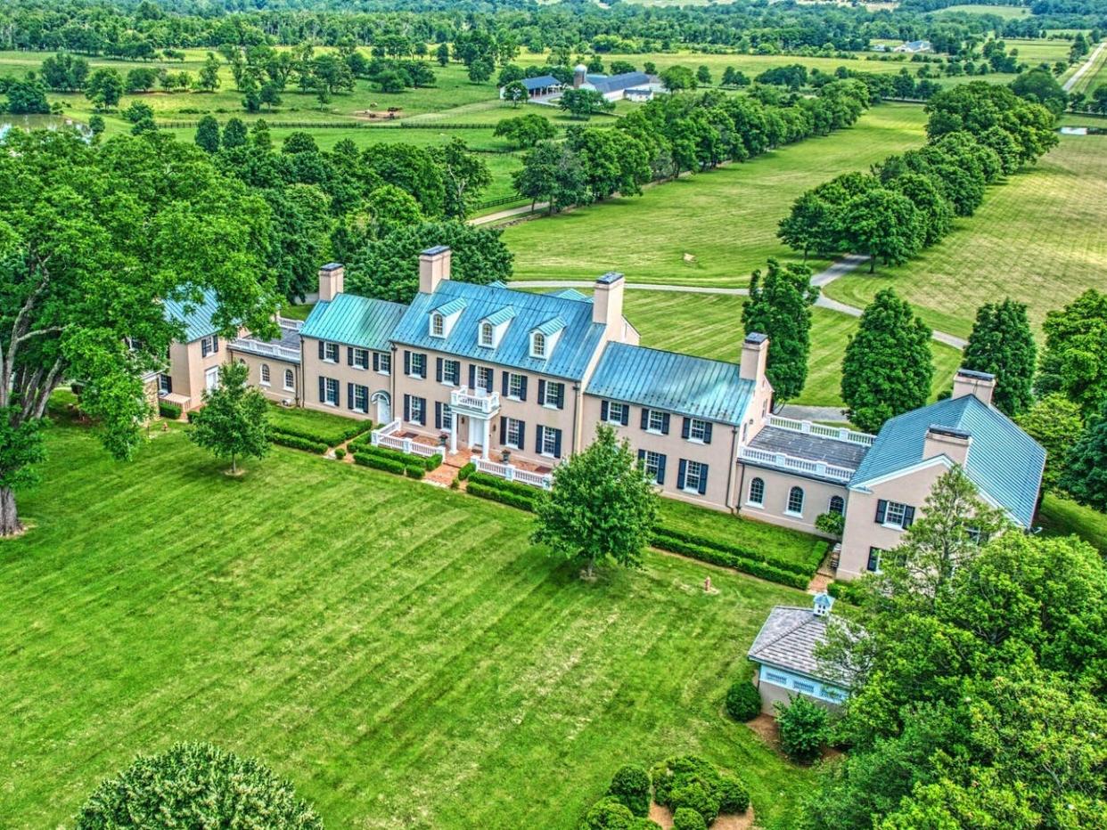 The exterior of the main residence.