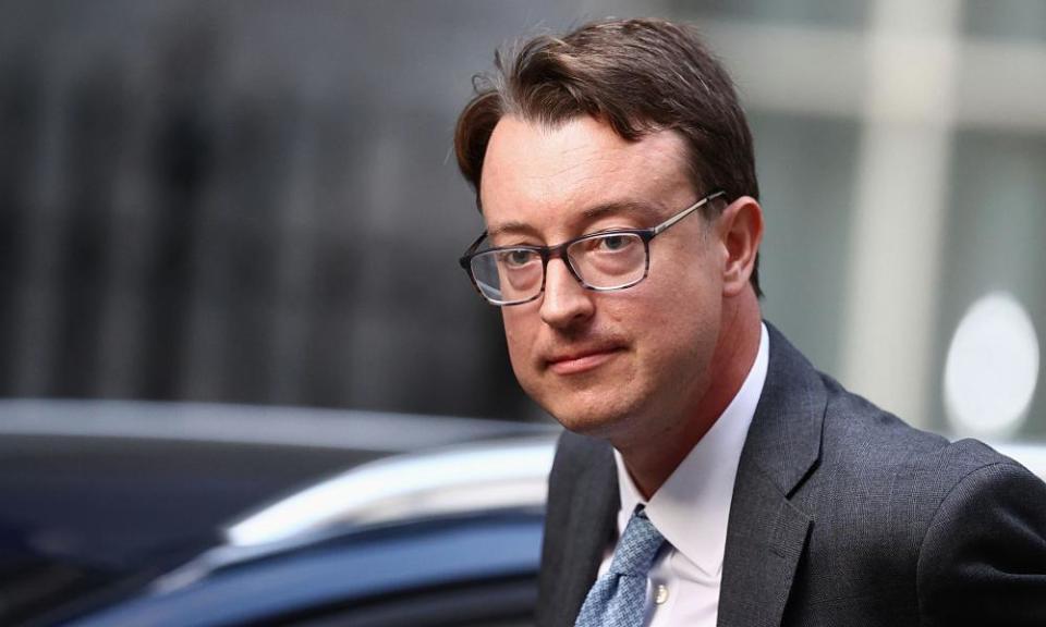 Britain’s new chief secretary to the Treasury Simon Clarke