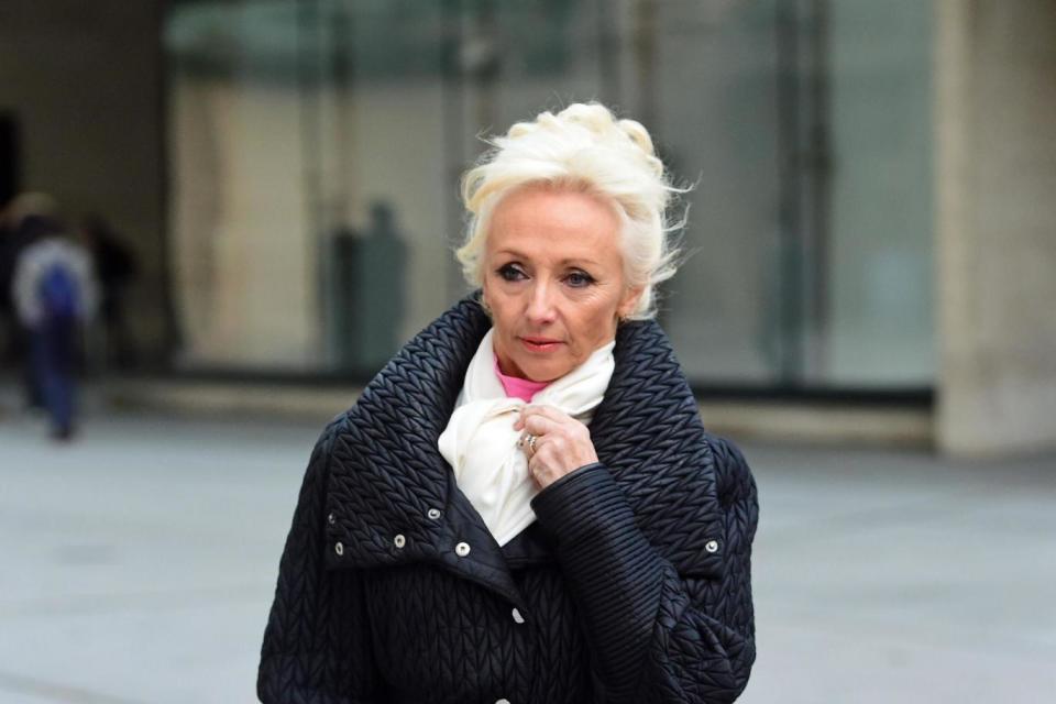 Finalist Debbie McGee earlier this week as the stars prepare for the final. (PA)