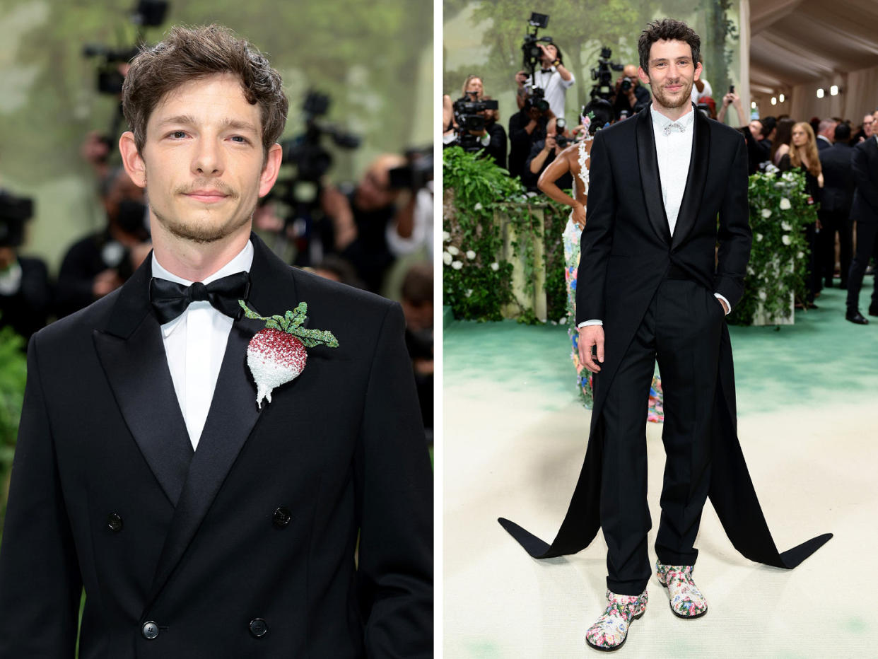 Mike Faist and Josh O'Connor at the Met Gala on Monday. (Getty Images)