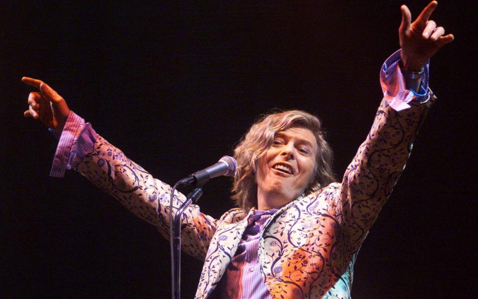 David Bowie headlining in 2000 - Dan Chung/Reuters