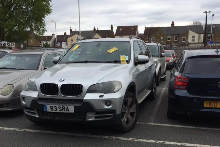 Cars were seen to be slapped with multiple fixed penalty notices