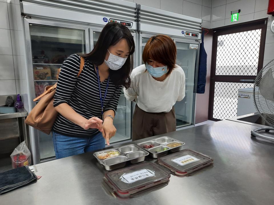 市府不定期到各幼兒園查察餐點營養與食品衛生