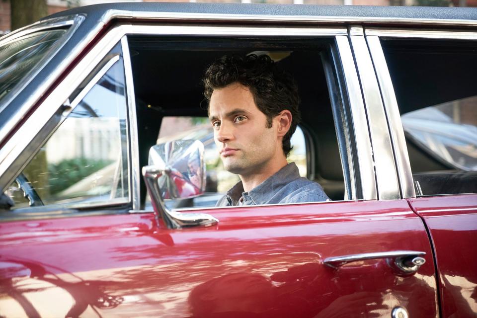 <span><span>Penn Badgley as Joe Goldberg, a narcissist/killer in the Netflix series <em>You</em></span><span>Netflix/Kobal/Shutterstock</span></span>