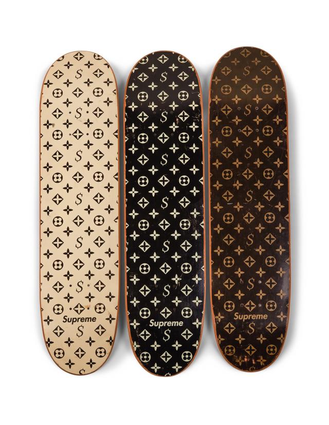 Sotheby's Supreme Skatedeck Auction/Louis Vuitton Drop