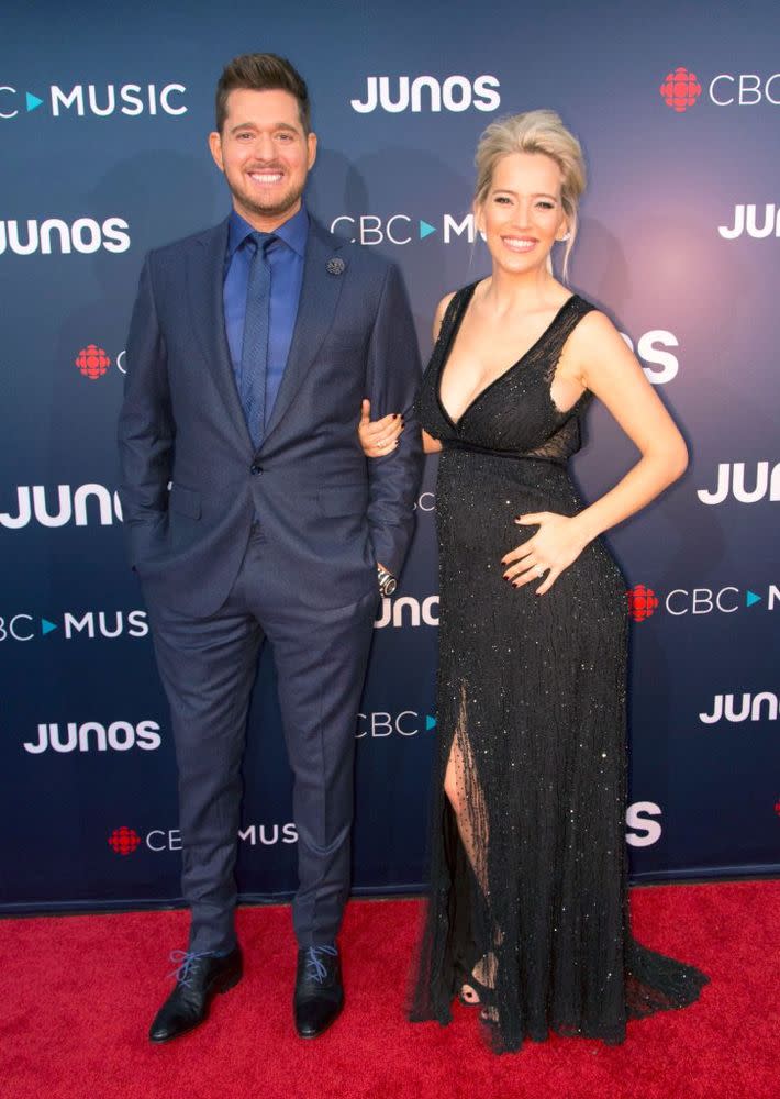 Michael Bublé and Luisana Lopilato