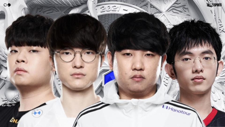 From left to right: Gen.G Esports' Kim 