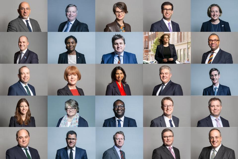 Official portraits of Prime Minister Liz Truss’s newly formed Cabinet (UK Parliament/PA) (PA Media)