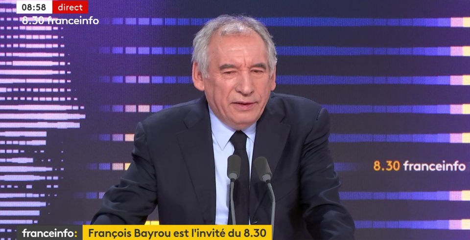 François Bayrou invité sur franceinfo ce jeudi 8 février. 