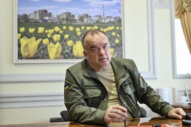 President of Ukraine's nuclear energy agency Energoatom Petro Kotin speaks during an interview with AFP in Kyiv on Sept. 9, 2022. (Photo: GENYA SAVILOV via Getty Images)