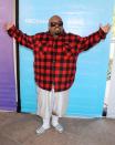 10. CeeLo Green -- in a lumberjack top, basketball shorts, and socks-n-sandals -- at NBC's Summer Party in Los Angeles (4/18/2012)