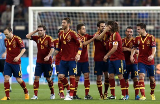 España se impuso 3-1 a Uruguay en un encuentro muy igualado