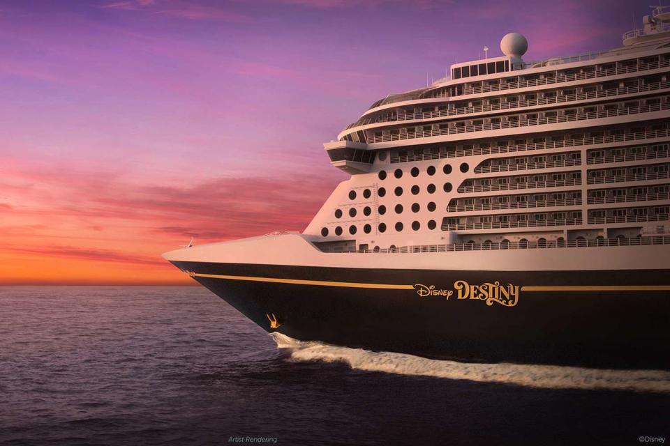 <p>Disney</p> Disney Cruise Line ship Disney Destiny, artist rendering