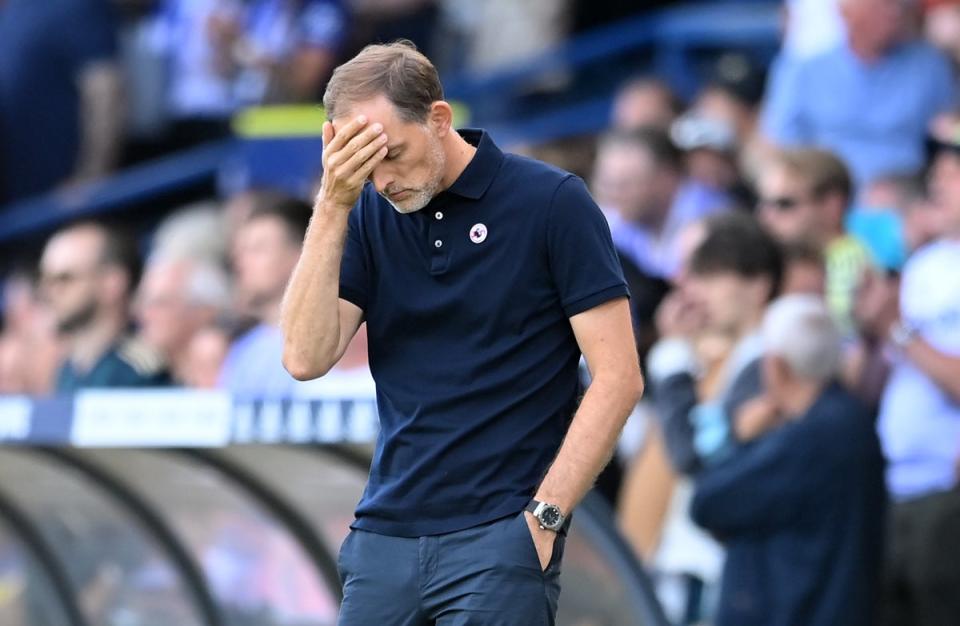 Pressure on: Chelsea suffered a heavy 3-0 defeat at Elland Road  (Getty Images)