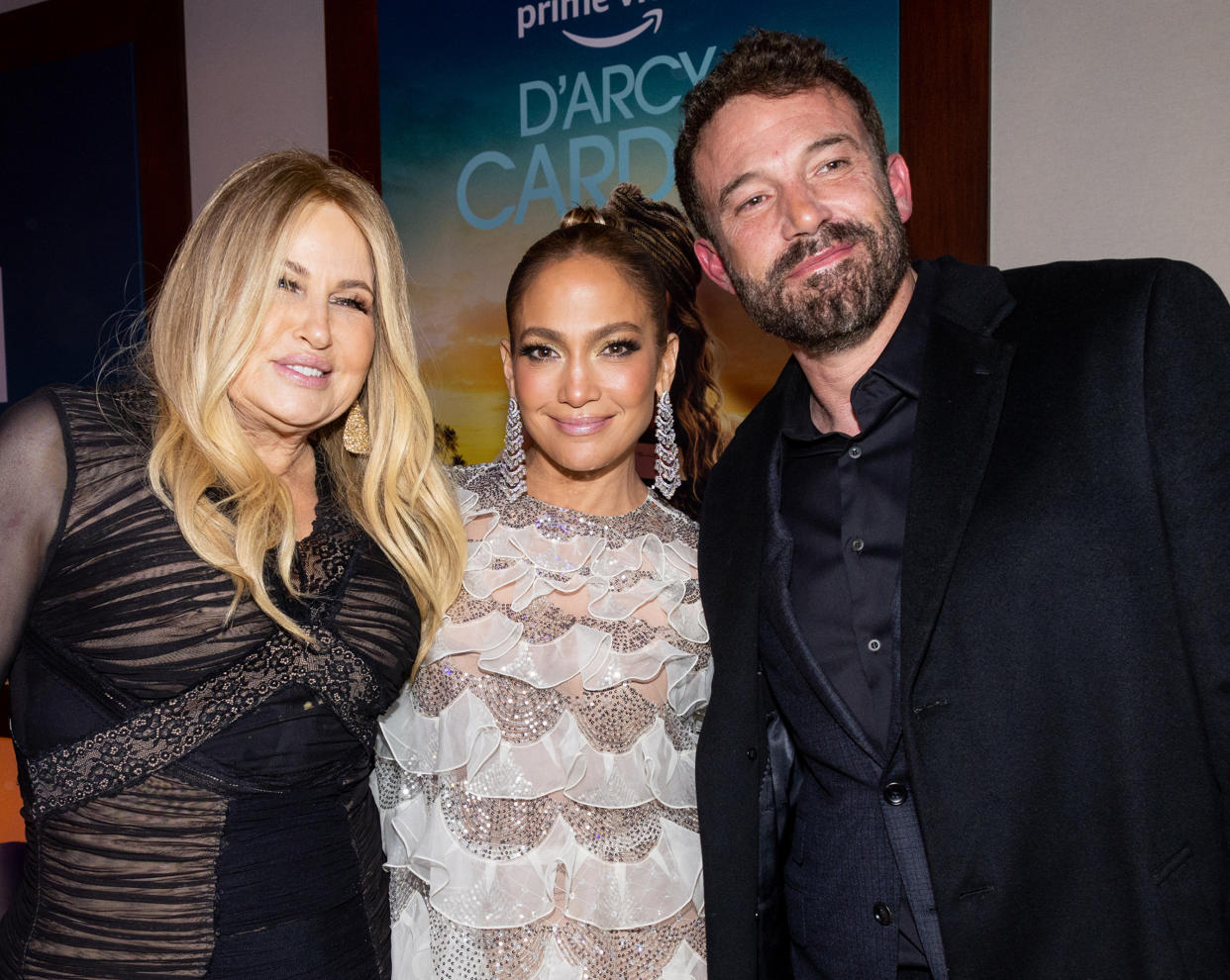 Jennifer Coolidge, Jennifer Lopez and Ben Affleck (Emma McIntyre / Getty Images)