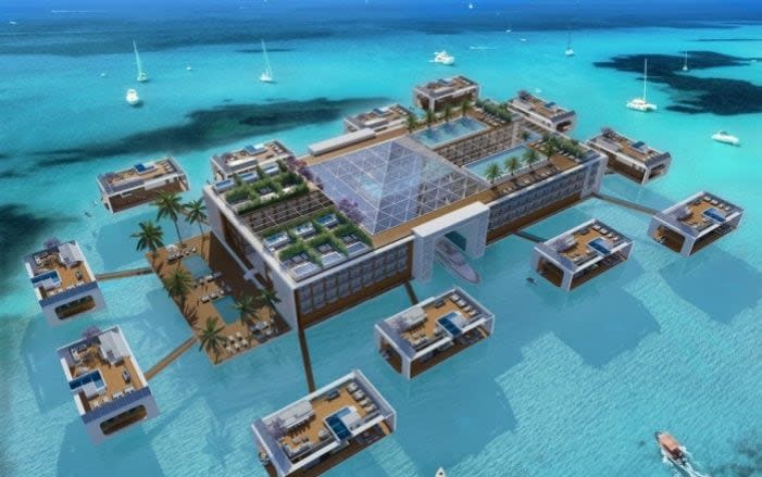 The Kempinski Floating Palace will have 12 overwater villas  - Kempinski